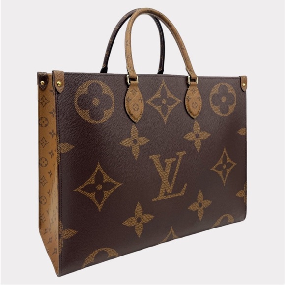 Louis Vuitton Giant Reverse Monogram On The Go GM Shoulder Bag - Picture 13 of 15